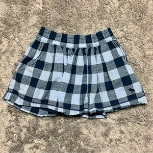 Vintage Y2K Abercrombie & Fitch Gingham Micro Mini Skirt